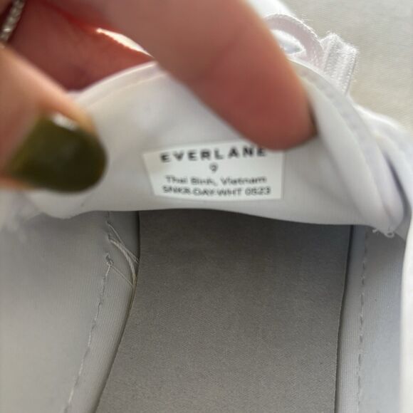 Everlane The Day Sneaker in White Leather - Picture 6 of 7